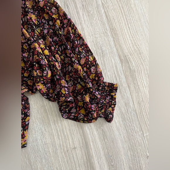 Anthropologie Women’s Pauline Balloon-Sleeved Blouse Floral Print - Size Medium - Picture 6 of 11